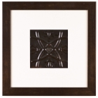 1 Panel Medium Square with Espresso Brown Frame