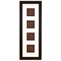 4 Panel Large Rectangle with Classic Black Frame