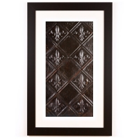 1 Panel X-Large Rectangle with Classic Black Frame