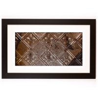 1 Panel X-Large Rectangle with Classic Black Frame