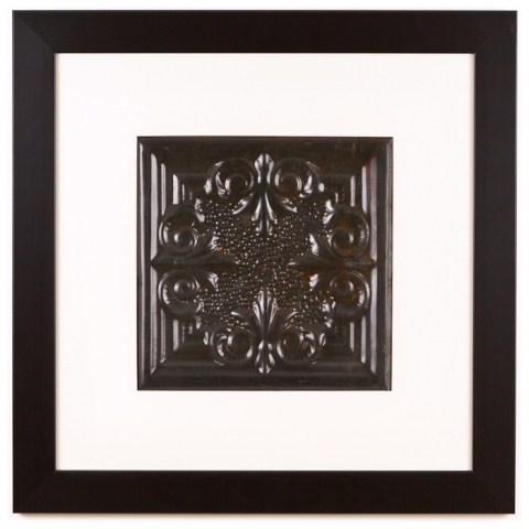 1 Panel Large Square with Classic Black Frame