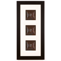 3 Panel Medium Rectangle with Classic Black Frame