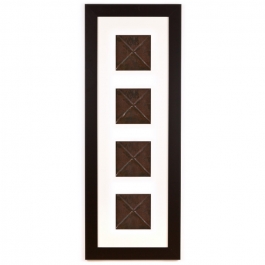 4 Panel Large Rectangle with Classic Black Frame