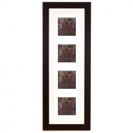 4 Panel Large Rectangle with Classic Black Frame