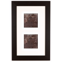 2 Panel Small Rectangle with Classic Black Frame