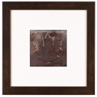 1 Panel Medium Square with Espresso Brown Frame